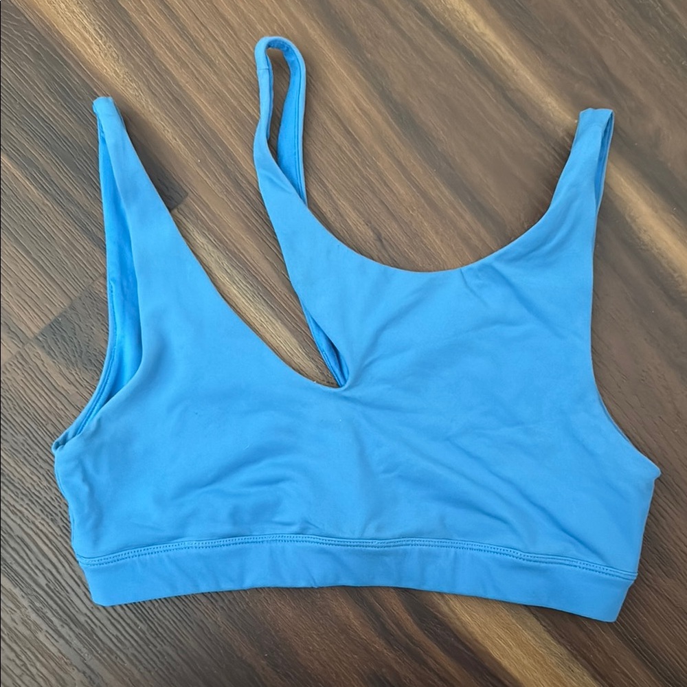 ALO Yoga Blue Sports Bra